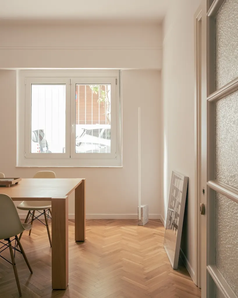 Cypress, marble and rippled glass reshape a Kolonaki apartment into Local Local’s first permanent studio