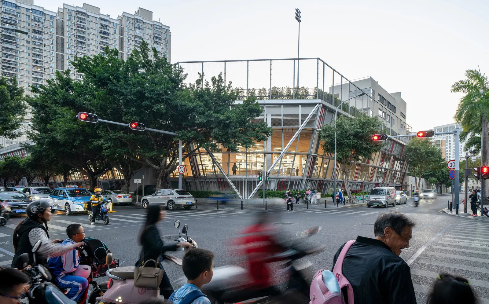 Кампус школы Hongling Middle School Shixia / Tumushi Architects