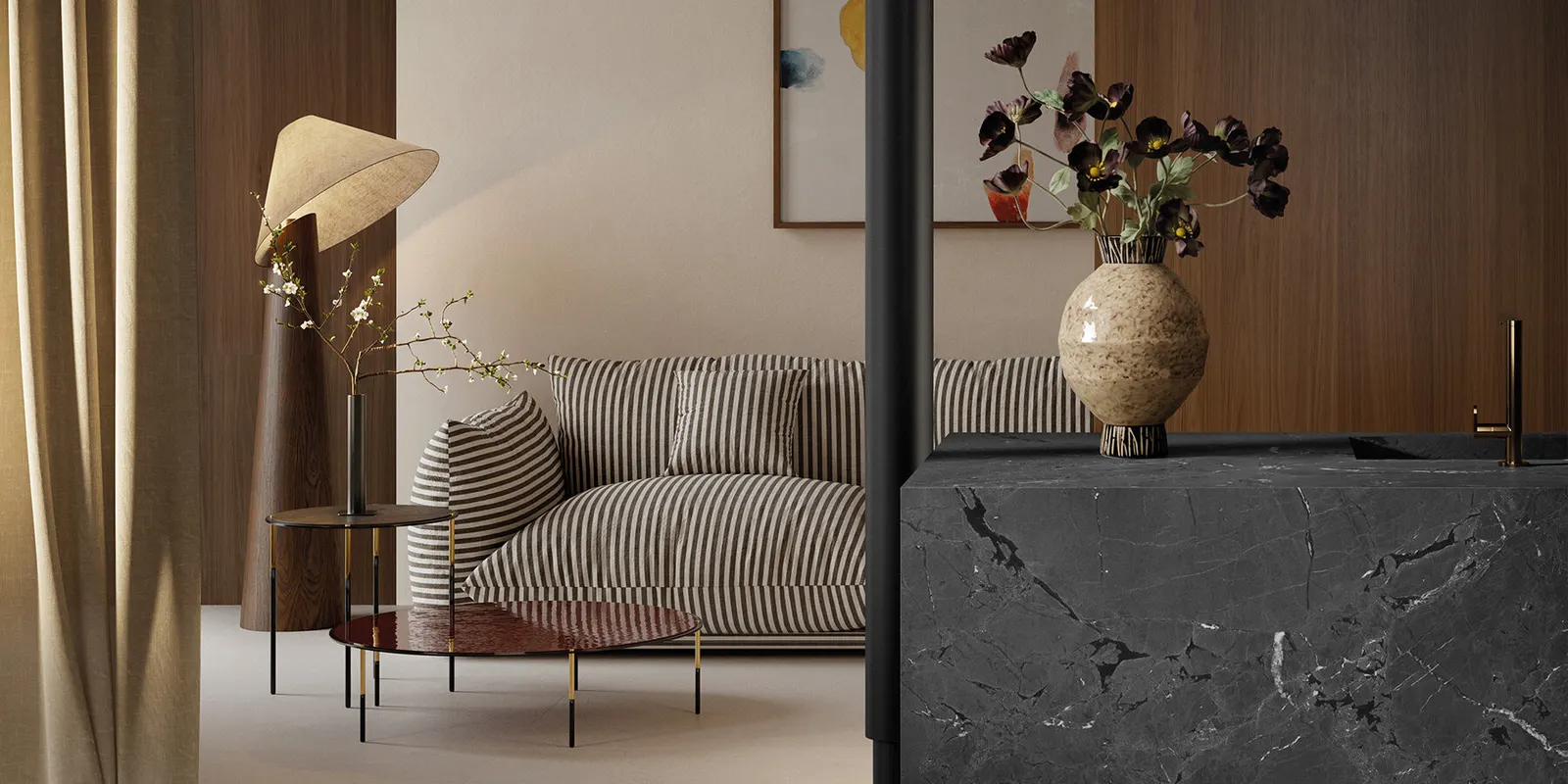 Iris Ceramica Group расширяет мультитактильный дизайн через поверхности и аромат