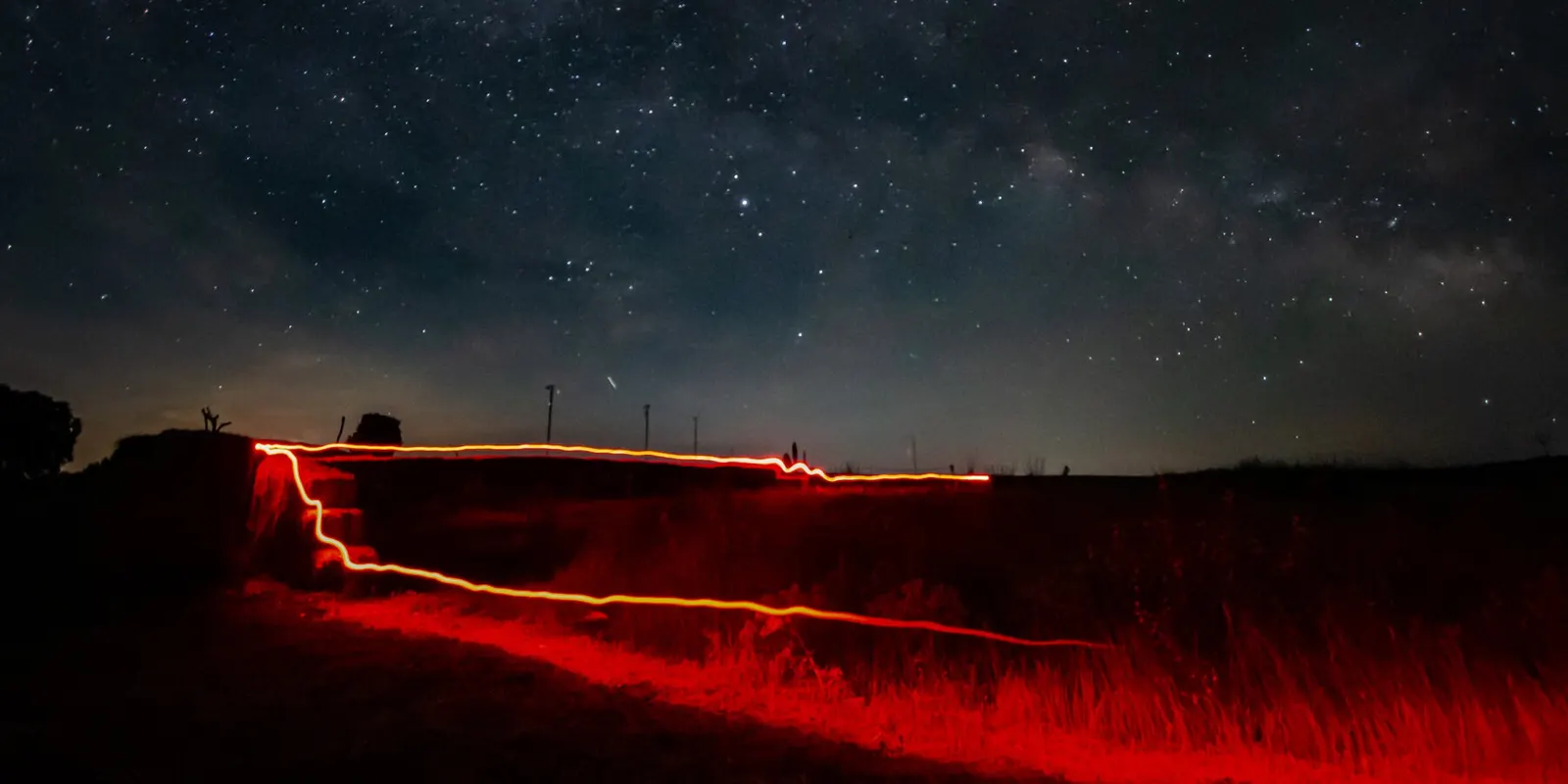 KURA: straw land art with amphitheater, experimental garden and walking path in rural Spain