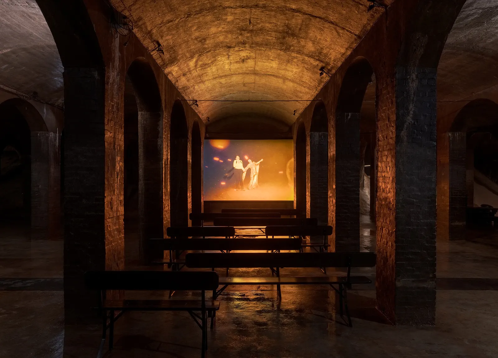 Marina Abramović: Seven Deaths в подземной цистерне Cisternerne в Копенгагене