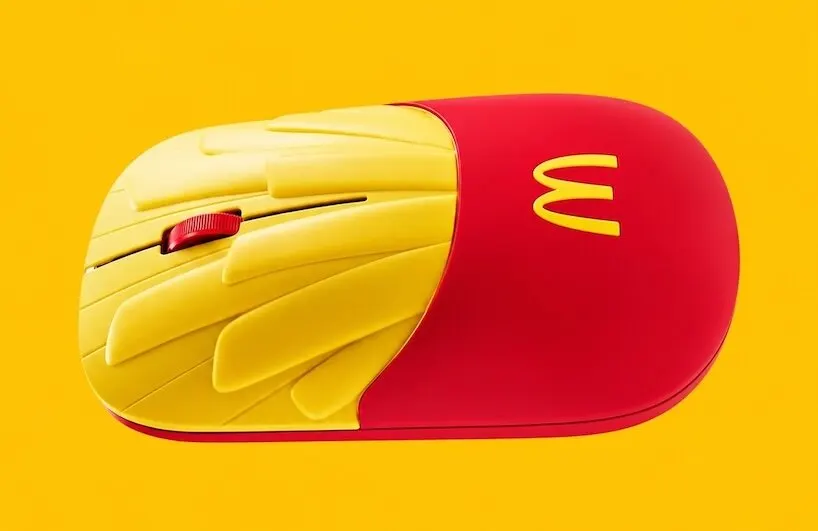 McDonald’s China и Lenovo превратили переработанные игрушки Happy Meal в беспроводную мышь в форме картофеля фри