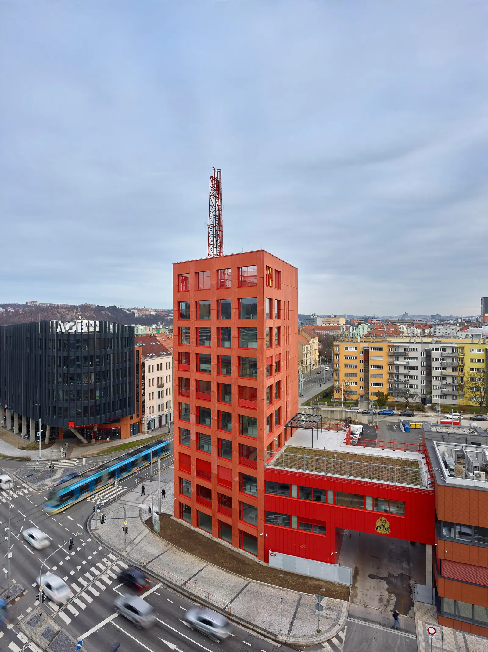 Prague Fire Rescue Service / Architektura — новый комплекс штаб-квартиры пожарно-спасательной службы в Праге