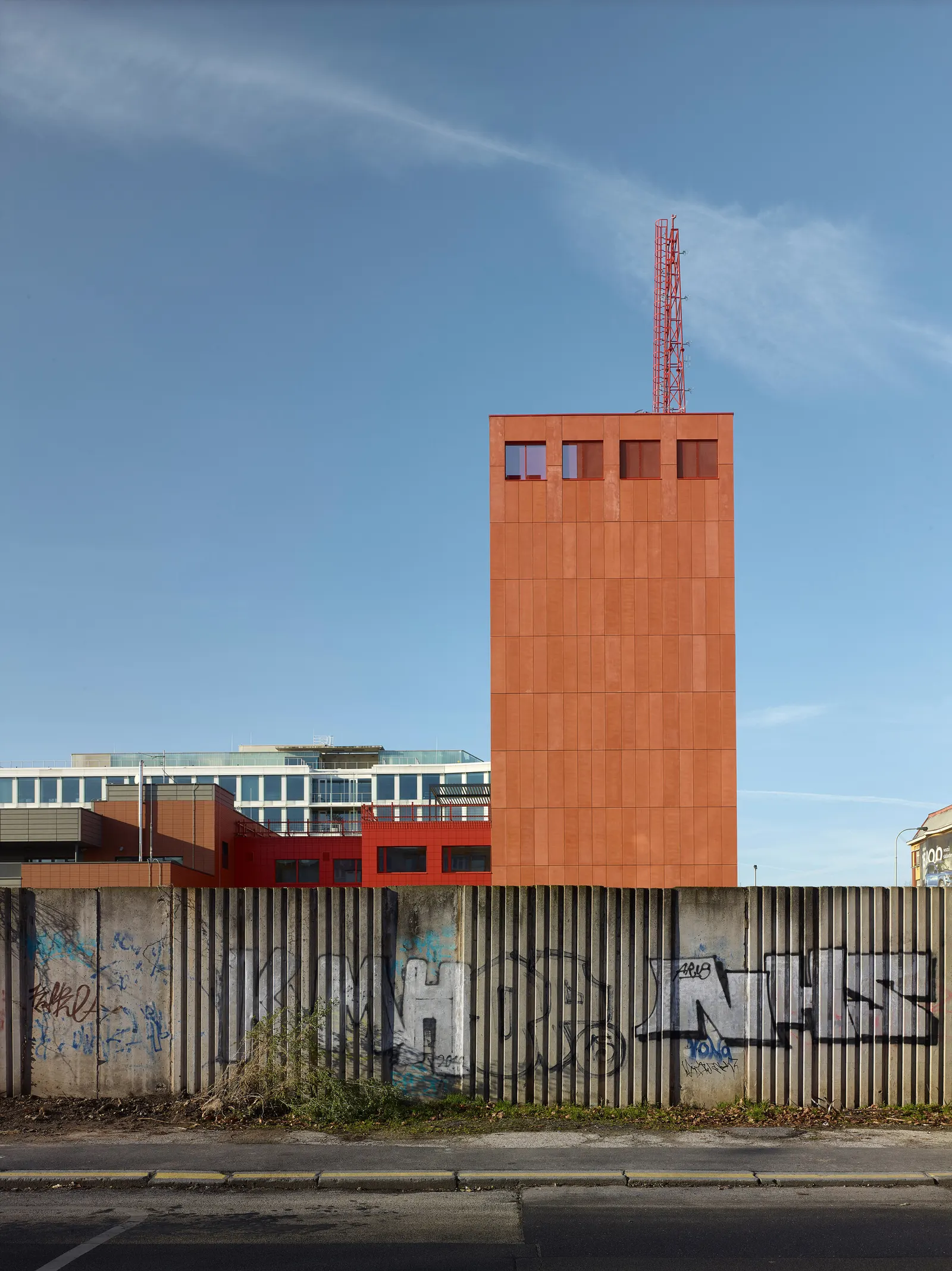 Prague Fire Rescue Service / Architektura — новый комплекс штаб-квартиры пожарно-спасательной службы в Праге