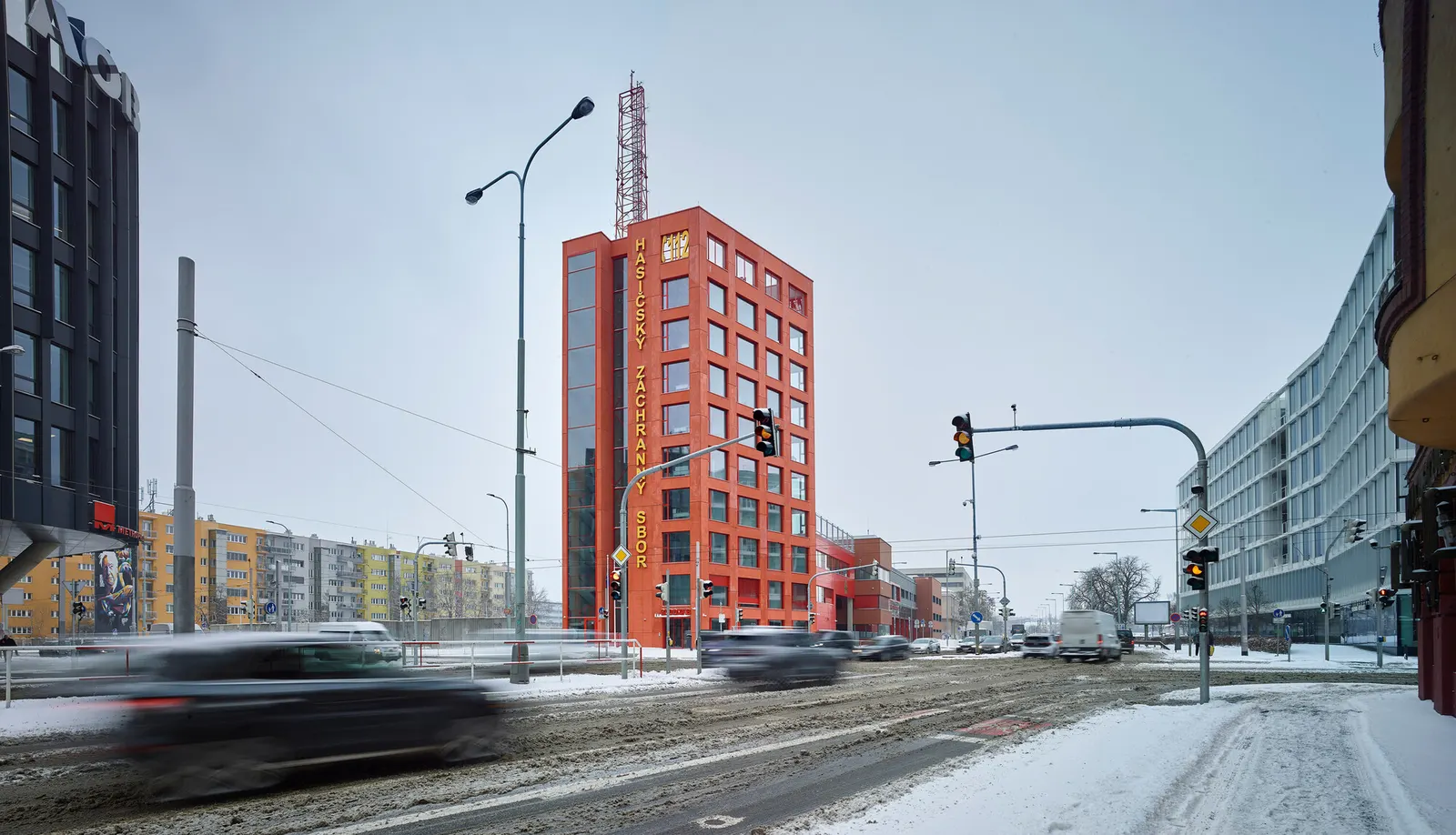 Prague Fire Rescue Service / Architektura — новый комплекс штаб-квартиры пожарно-спасательной службы в Праге