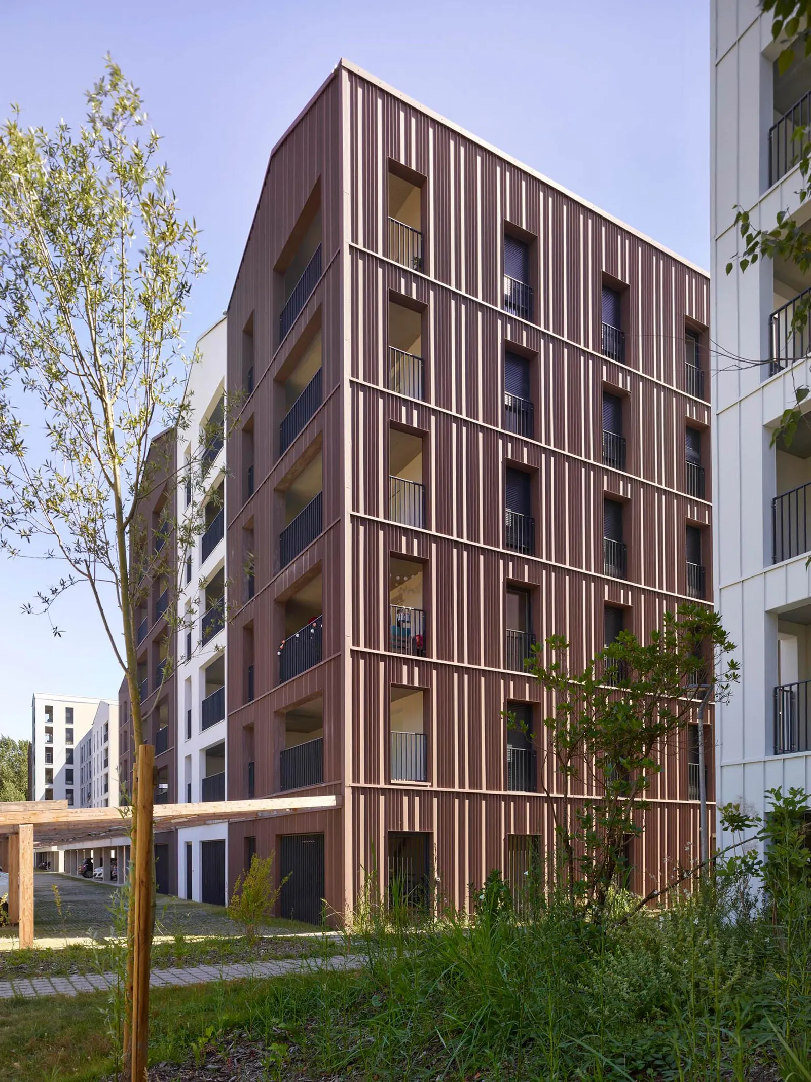 Novéo от Taillandier Architectes Associés: жилой комплекс в зоне Bassins à Flot в Бордо