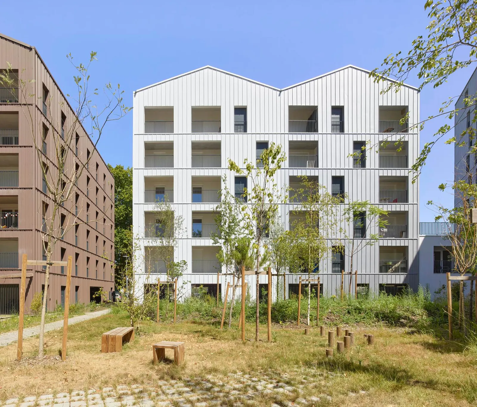 Novéo от Taillandier Architectes Associés: жилой комплекс в зоне Bassins à Flot в Бордо
