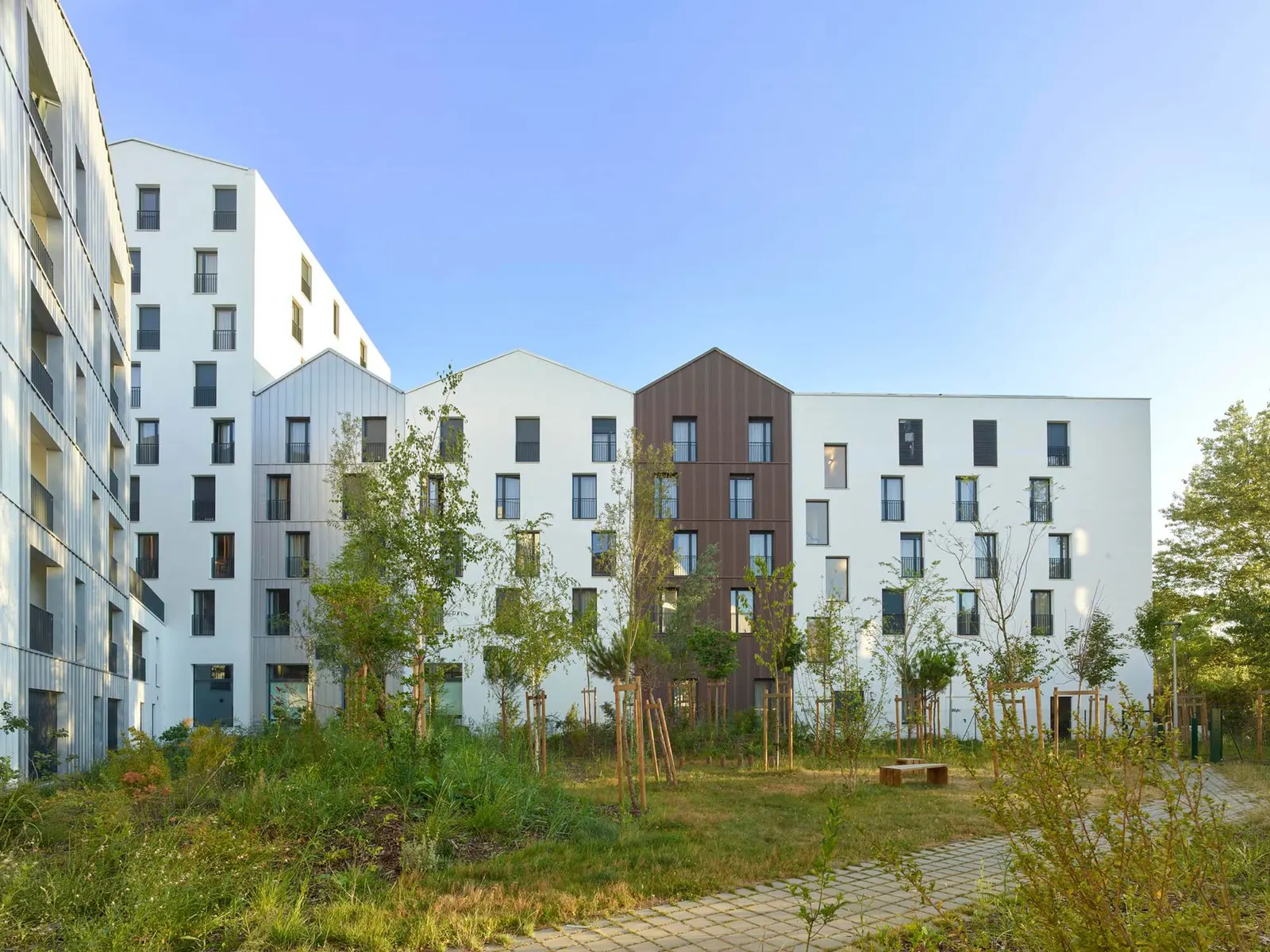 Novéo от Taillandier Architectes Associés: жилой комплекс в зоне Bassins à Flot в Бордо