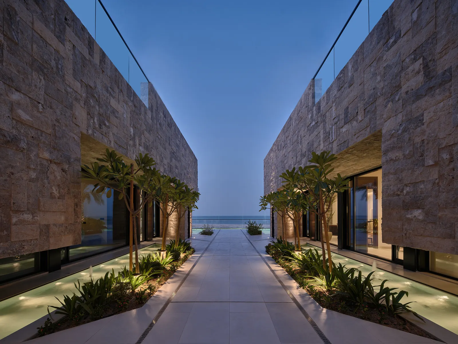 Resort Nasima / Studio Madouh — плавный маршрут между тремя независимыми объемами в Кувейте