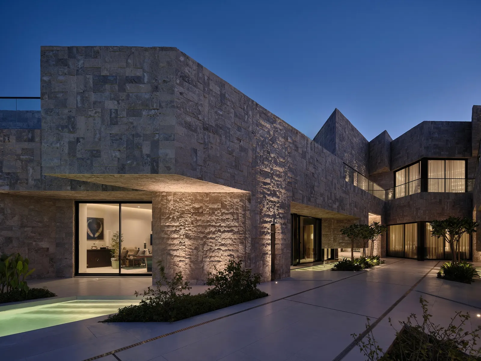 Resort Nasima / Studio Madouh — плавный маршрут между тремя независимыми объемами в Кувейте