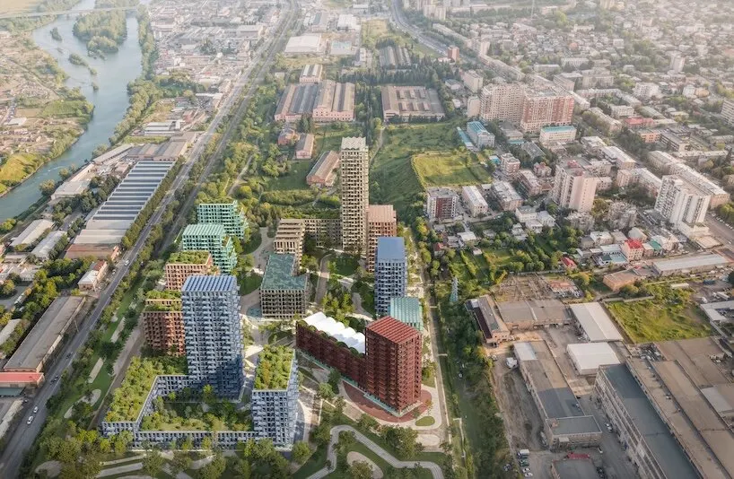 Stefano Boeri Architetti превратит бывший локомотивный завод в зелёный квартал в Тбилиси
