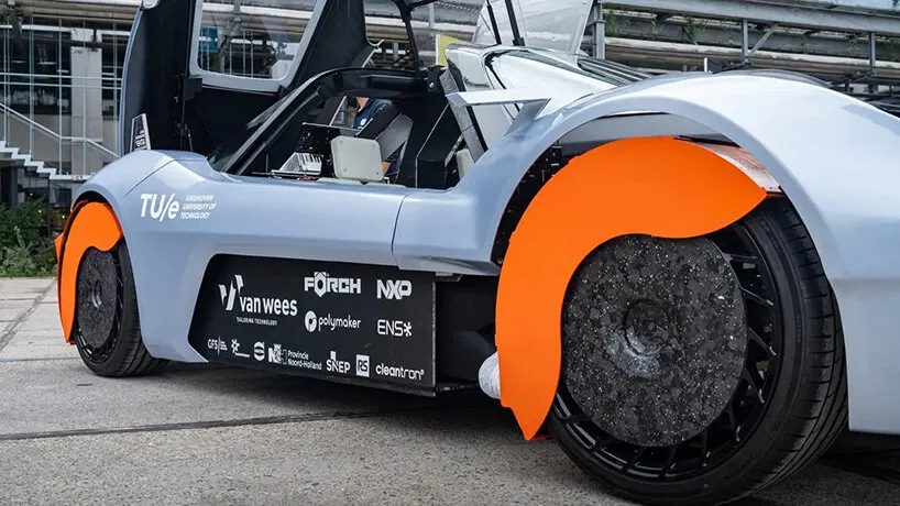 VENTRA: студенческий электромобиль TU/ecomotive, который собирает пыль от шин во время движения