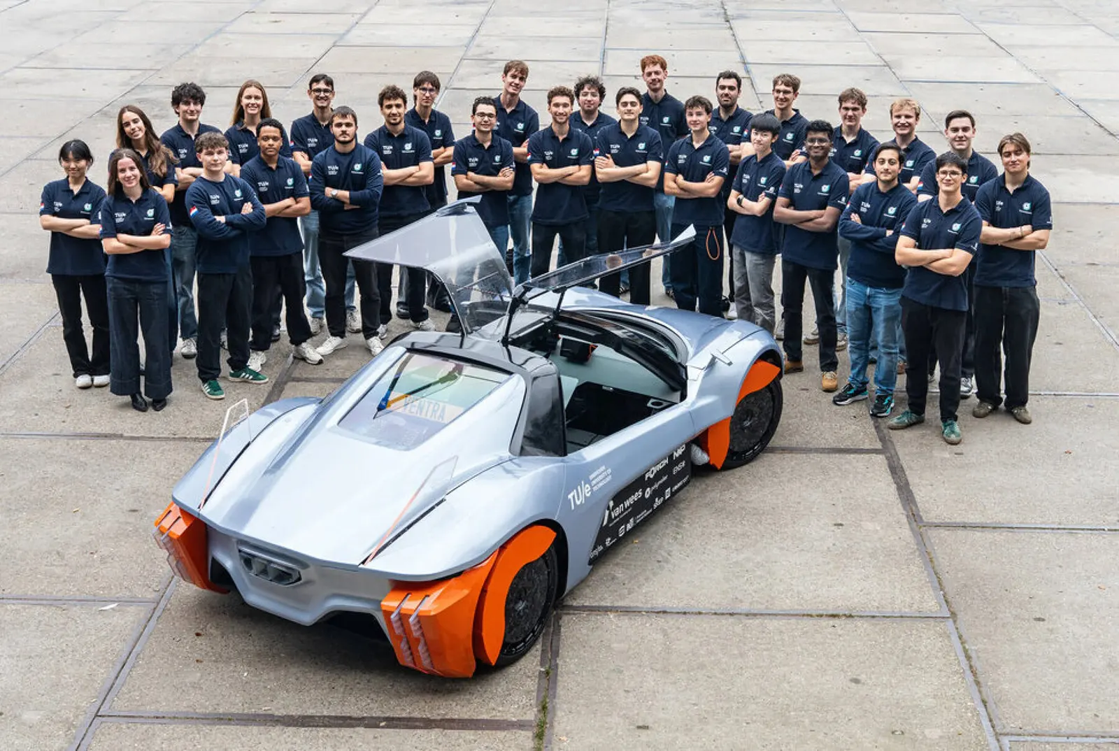VENTRA: студенческий электромобиль TU/ecomotive, который собирает пыль от шин во время движения