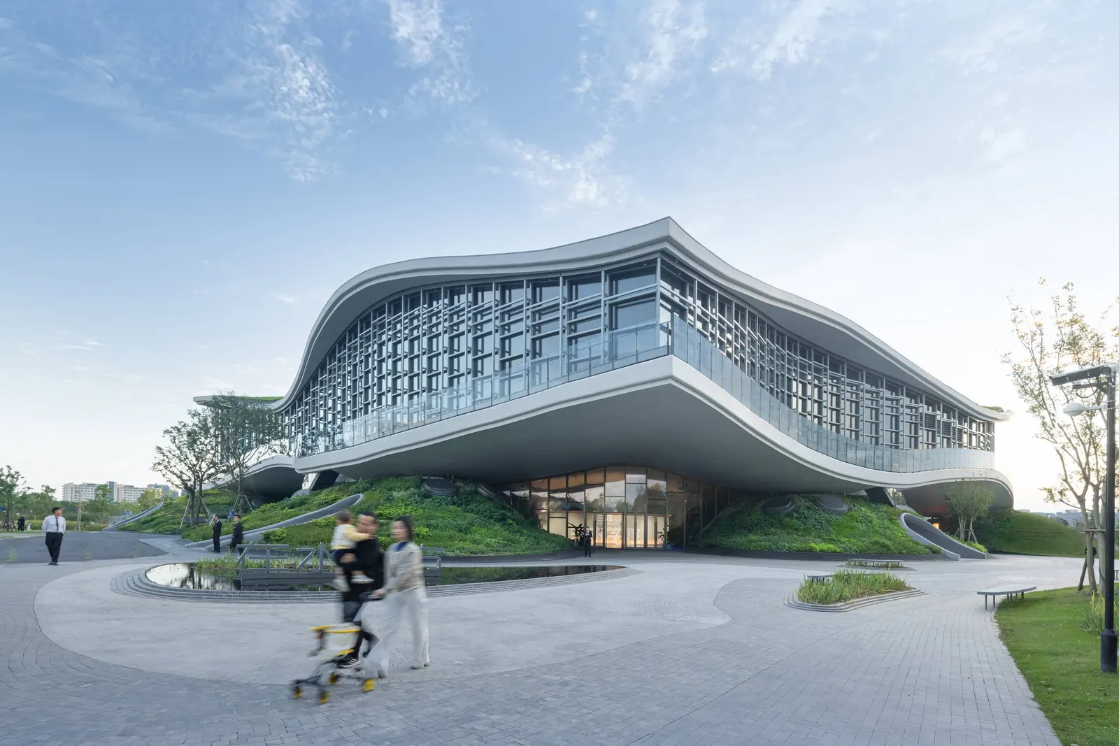 Wave Cube / Scenic Architecture Office — Wave Cube в Шанхае как архитектурное исследование волны